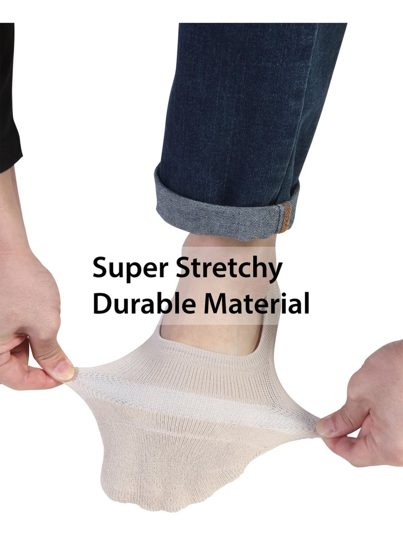 No Show Socks For Women Men Cotton Cushion Footies Liner S M L XL - Image 3